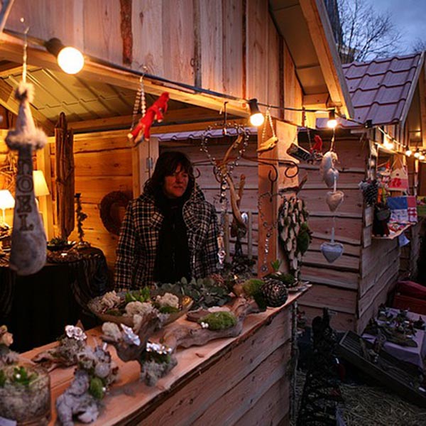 Houten Kraamverhuur Type Dusseldorf kerstmarkt Baard